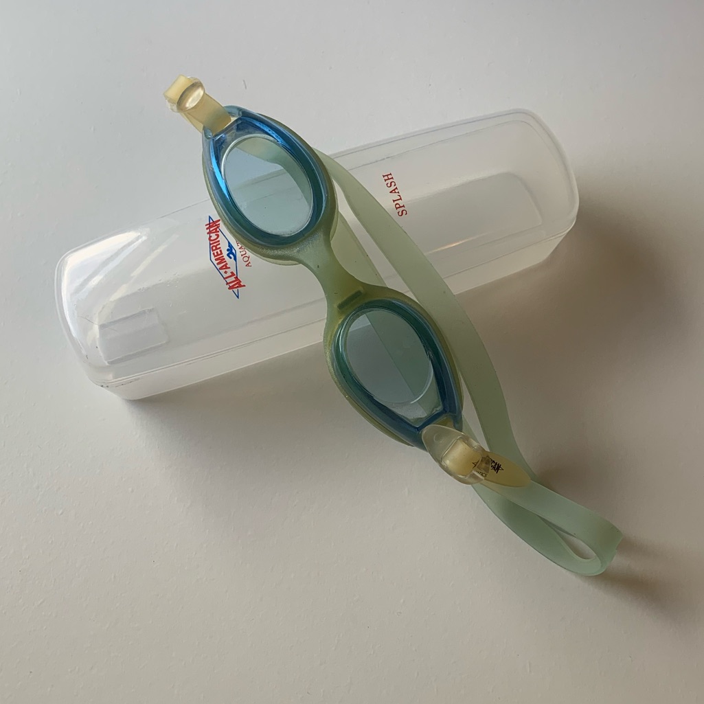 Blue Swim Goggles